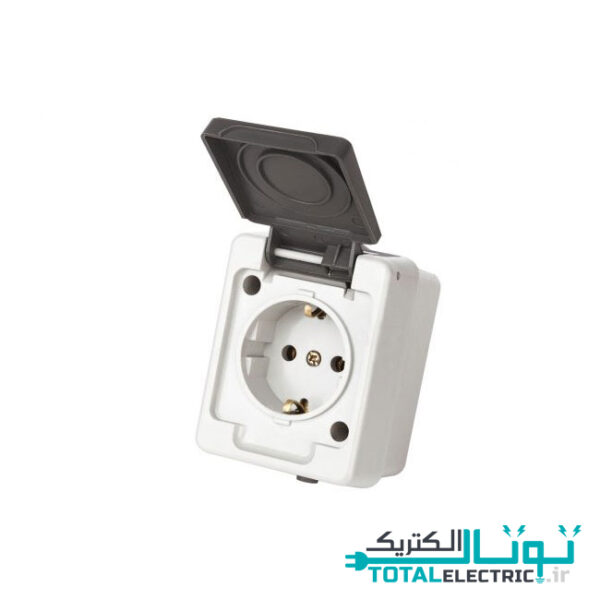 پریز بارانی ارت دار پارت الکتریک مدل برکه کد 132