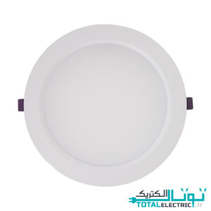 چراغ سقفی گرد توکار 12 وات افراتاب