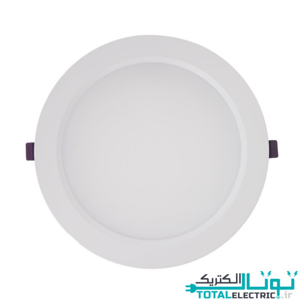 چراغ سقفی گرد توکار 12 وات افراتاب