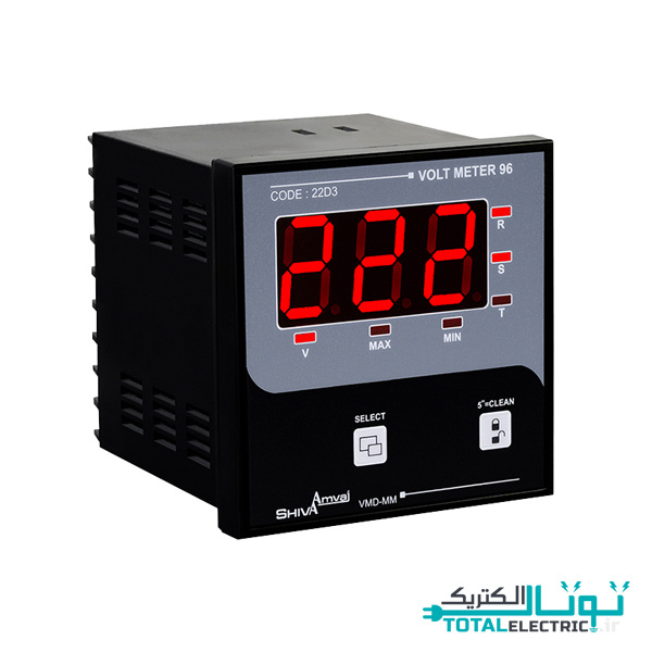 ولت متر تکی 96 شیوا امواج