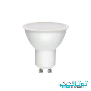 لامپ LED هالوژنی 6 وات دیفیوزر دار افراتاب پایه GU10