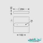 پنل LED روکار 24 وات مازی نور مدل اپتیلد