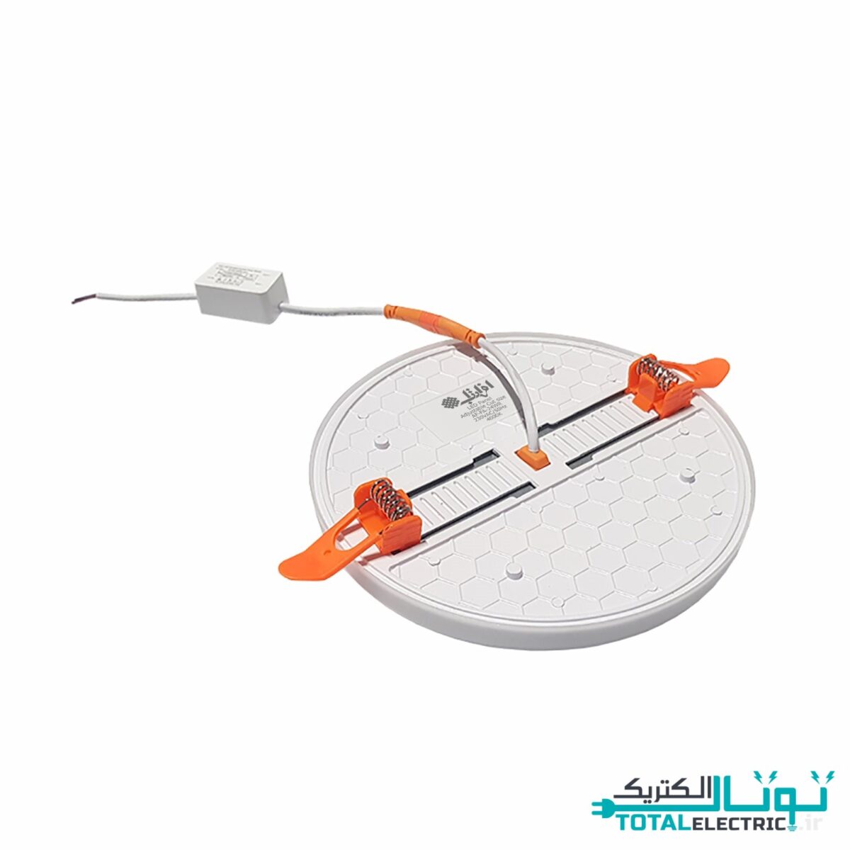 چراغ سقفی توکار گرد 24 وات افراتاب فول لایت سری سایزشو