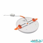 چراغ سقفی توکار گرد 9 وات افراتاب فول لایت سری سایزشو