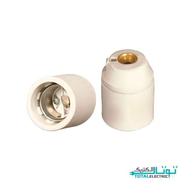 سرپیچ آویز دو تکه راکورد برنجی E27 پارت الکتریک کد 9071