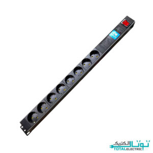 رک‌مونت محافظ 8 خانه آنالوگ پارت الکتریک مدل پارسا