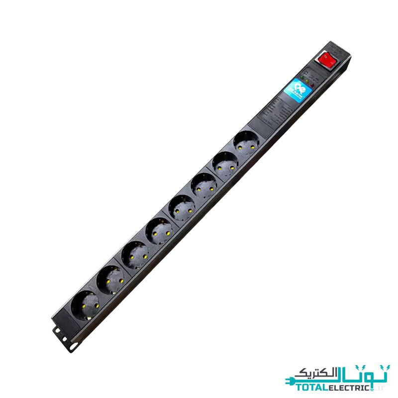 رک‌مونت محافظ 8 خانه آنالوگ پارت الکتریک مدل پارسا