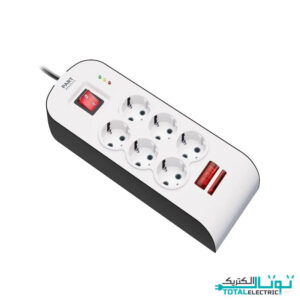 محافظ برق 6 خانه دیجیتالی پارت الکتریک سری پارت