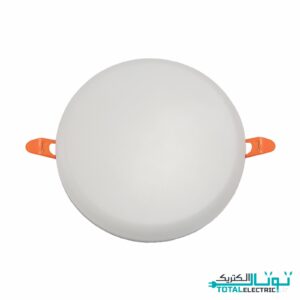 چراغ سقفی توکار گرد 18 وات افراتاب فول لایت سری سایزشو