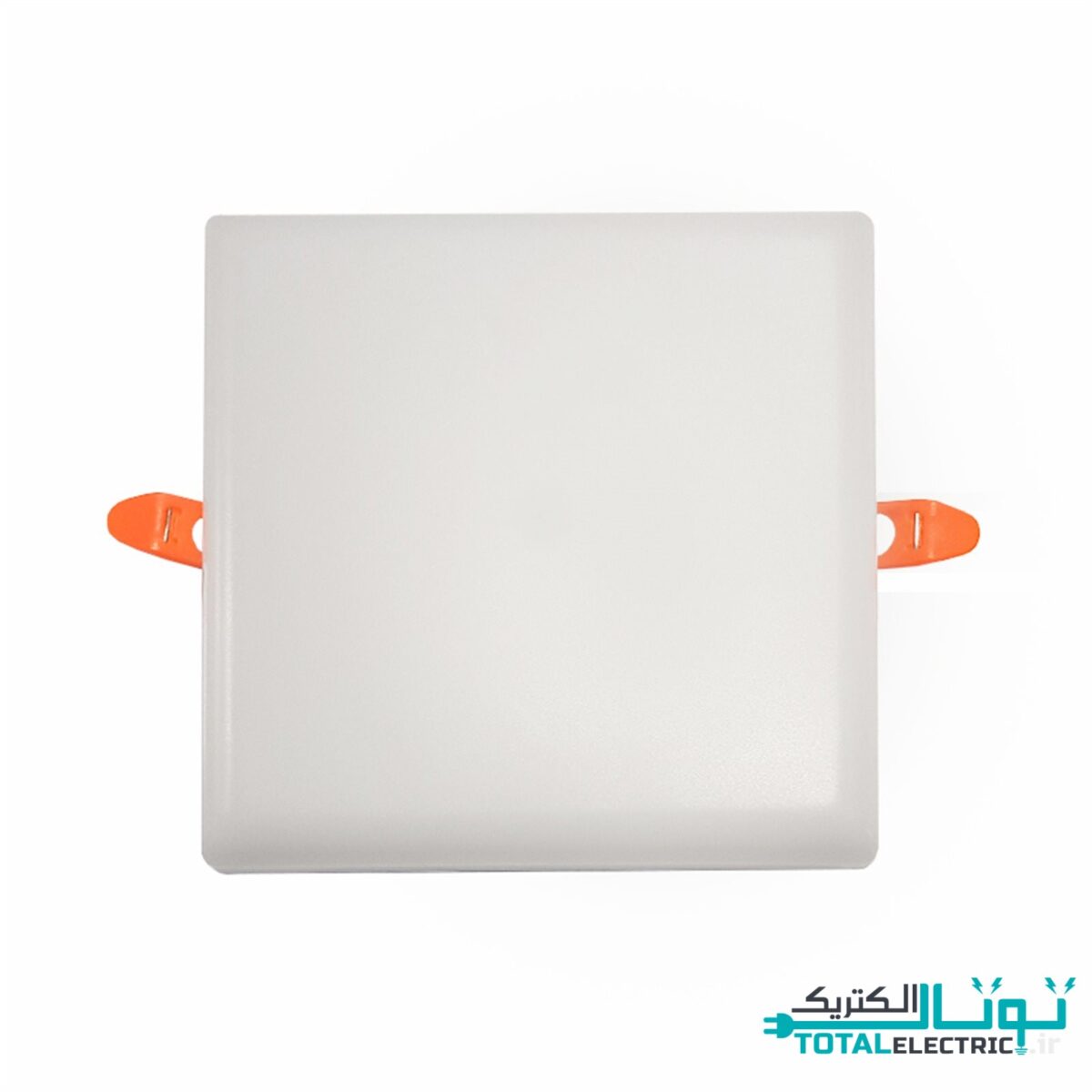 چراغ سقفی توکار مربع 9 وات افراتاب فول لایت سری سایزشو