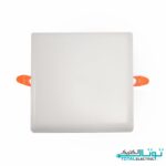 چراغ سقفی توکار مربع 9 وات افراتاب فول لایت سری سایزشو